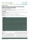 Research paper thumbnail of Oxygen Therapy for the Treatment of Experimental Autoimmune Encephalomyelitis