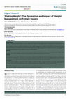 Research paper thumbnail of 'Making Weight': The Perception and Impact of Weight Management on Female Boxers