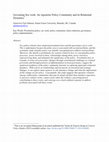 Research paper thumbnail of Governing sex work: an agonistic policy community and its relational dynamics