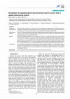 Research paper thumbnail of Evaluation of repeated sprint test protocols used in soccer with a global positioning system