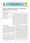 Research paper thumbnail of English as a Medium of Instruction: Exploring Benefits and Challenges in the 21st Century