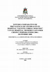 Research paper thumbnail of Estudio comparativo de prevalencia de cesáreas en el Hospital Vicente Corral Moscoso y en el Hospital Homero Castanier Crespo, período enero 2006-diciembre 2008