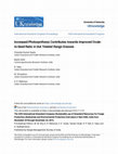 Research paper thumbnail of Increased Photosynthesis Contributes towards Improved Ovule-to-Seed Ratio in IAA Treated Range Grasses