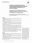 Research paper thumbnail of Incidence and clinical characteristics of renal transplanted patients with infection and disease by cytomegalovirus in a transplant center