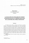 Research paper thumbnail of La selección de auxiliares de verbos intransitivos en la versión sevillana de la Historia del noble Vespasiano