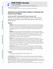 Research paper thumbnail of Identifying Concomitant Health Conditions in Individuals With Chronic Voice Problems