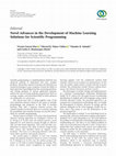 Research paper thumbnail of Novel Advances in the Development of Machine Learning Solutions for Scientific Programming