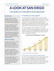 Research paper thumbnail of A Look at San Diego: Latinx Students are a Critical Mass of the San Diego Region