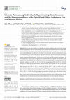 Research paper thumbnail of Chronic Pain among Individuals Experiencing Homelessness and Its Interdependence with Opioid and Other Substance Use and Mental Illness