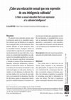 Research paper thumbnail of ¿Cabe una educación sexual que sea expresión de una inteligencia cultivada?