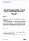 Research paper thumbnail of Urban transformations in the district of La Plata since the nineties. A compact or a diffuse city model?