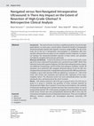 Research paper thumbnail of Navigated versus Non-Navigated Intraoperative Ultrasound: Is There Any Impact on the Extent of Resection of High-Grade Gliomas? A Retrospective Clinical Analysis