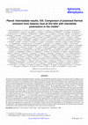 Research paper thumbnail of Planckintermediate results. XXI. Comparison of polarized thermal emission from Galactic dust at 353 GHz with interstellar polarization in the visible