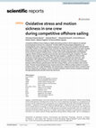 Research paper thumbnail of Oxidative stress and motion sickness in one crew during competitive offshore sailing