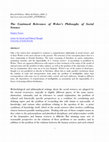 Research paper thumbnail of The Continued Relevance of Weber's Philosophy of Social Science