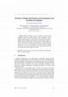 Research paper thumbnail of The Role of Mobiles and Women in the Sustainable Local Economic Development