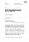 Research paper thumbnail of Marea y movimientos: cuando la acumulación de conﬂictos territoriales alcanza resultados políticos limitados.El caso de Chiloé, Chile