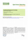 Research paper thumbnail of Kundenorientierung und Leistung