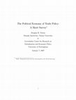 Research paper thumbnail of The Political Economy of Trade Policy