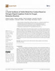 Research paper thumbnail of A Facile Synthesis of Noble-Metal-Free Catalyst Based on Nitrogen Doped Graphene Oxide for Oxygen Reduction Reaction