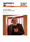 Research paper thumbnail of «La strada continua». Intervista a Mimmo Cuticchio