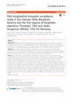 Research paper thumbnail of Pilot longitudinal mosquito surveillance study in the Danube Delta Biosphere Reserve and the first reports of Anopheles algeriensis Theobald, 1903 and Aedes hungaricus Mihályi, 1955 for Romania