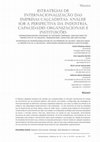 Research paper thumbnail of Estratégias De Internacionalização Das Empresas Calçadistas: Análise Sob a Perspectiva Da Indústria, Capacidades Organizacionais e Instituições