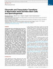 Research paper thumbnail of Chromatin and transcription transitions of mammalian adult germline stem cells and spermatogenesis