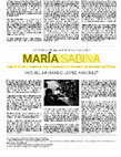 Research paper thumbnail of MARIA SABINA PARTICIPÓ EN EL PRIMER RITUAL DE HONGOS ENTEÓGENOS EN PÍLDORAS SINTÉTICAS