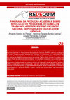 Research paper thumbnail of Panorama da produção acadêmica sobre resolução de problemas em química em trabalhos apresentados no Encontro Nacional de Pesquisa em Educação em Ciências