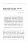 Research paper thumbnail of 2022 Egalitarian Lives and Violence: Community Policing in Mozambique