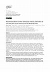 Research paper thumbnail of Experimental phase function and degree of linear polarization of mm-sized and micron-sized olivine and spinel particles