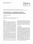 Research paper thumbnail of Orographic effects on a conditionally unstable flow over an idealized three-dimensional mesoscale mountain