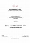 Research paper thumbnail of Act as Lovers: Ethics of Love in James Baldwin’s Early Works