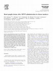 Research paper thumbnail of Basal ganglia lesions after MPTP administration in rhesus monkeys