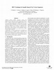 Research paper thumbnail of BIST technique by equally spaced test vector sequences