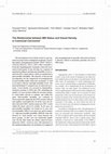 Research paper thumbnail of The relationship between MSI status and vessel density in colorectal carcinoma