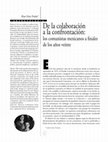 Research paper thumbnail of Articulo De la colaboracion a la confrontación:los comunistas mexicanos a finales de los años veinte