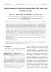 Research paper thumbnail of Spectral response of spider mite infested cotton: Mite density and miticide rate study