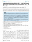 Research paper thumbnail of The Q705K Polymorphism in NLRP3 Is a Gain-of-Function Alteration Leading to Excessive Interleukin-1β and IL-18 Production