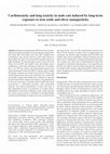 Research paper thumbnail of Cardiotoxicity and lung toxicity in male rats induced by long‑term exposure to iron oxide and silver nanoparticles