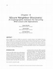 Research paper thumbnail of SEcure Neighbor Discovery