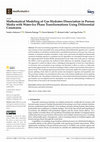 Research paper thumbnail of Mathematical Modeling of Gas Hydrates Dissociation in Porous Media with Water-Ice Phase Transformations Using Differential Constrains