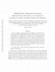 Research paper thumbnail of IsoDOT Detects Differential RNA-Isoform Expression/Usage With Respect to a Categorical or Continuous Covariate With High Sensitivity and Specificity