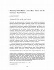 Research paper thumbnail of #GrammysNotAsWhite: Critical Race Theory and the Grammys’ Race Problem