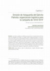 Research paper thumbnail of Capítulo 1. División de Vanguardia del Ejército Patriota: organización logística para la campaña de 1818-1819