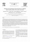 Research paper thumbnail of Synthesis and mechanical characterisation of cellulose based textiles grafted with acrylic monomers