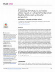 Research paper thumbnail of A case study of the features and holistic athlete impacts of a UK sports-friendly school: Student-athlete, coach and teacher perspectives