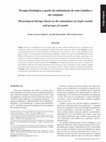 Research paper thumbnail of Terapia fonológica a partir da estimulação de sons isolados e em conjunto