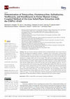 Research paper thumbnail of Determination of Tetracycline, Oxytetracycline, Sulfadiazine, Norfloxacin, and Enrofloxacin in Swine Manure Using a Coupled Method of On-Line Solid-Phase Extraction with the UHPLC–DAD